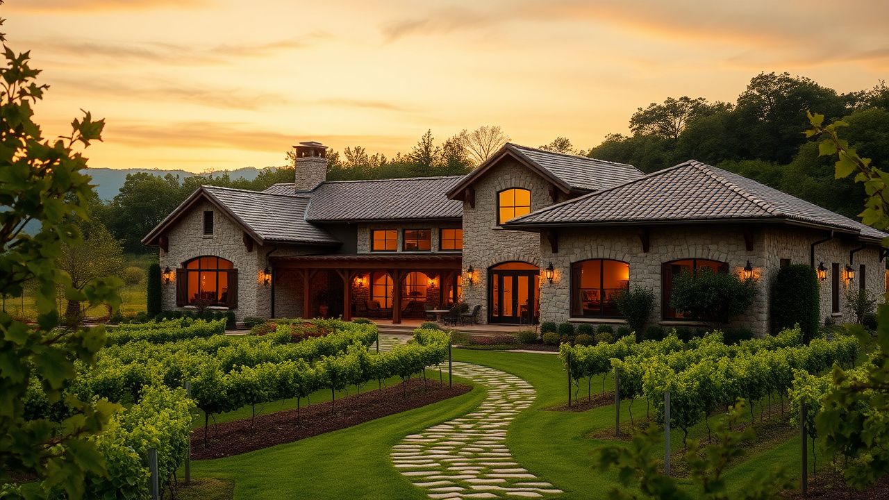 Загородный дом в Кахетии — гостевой дом под виноградниками