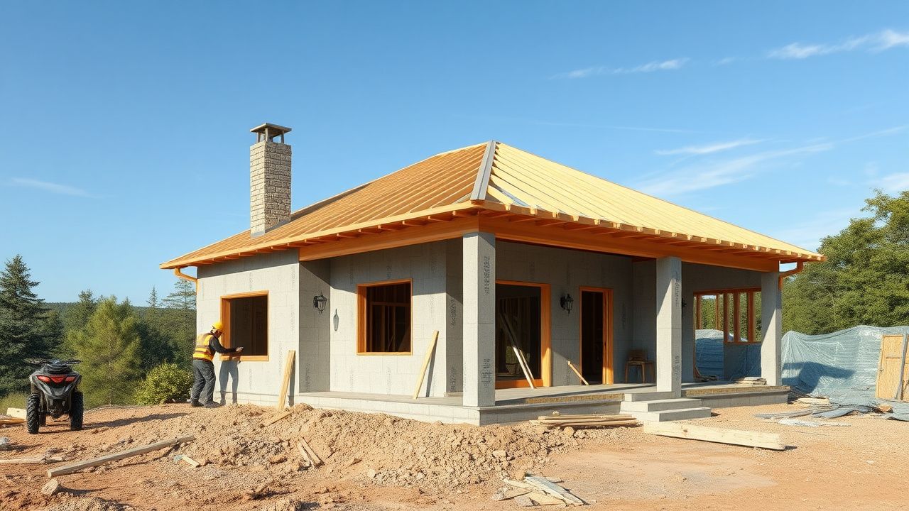 Монолитный коттедж в Тбилиси — процесс строительства